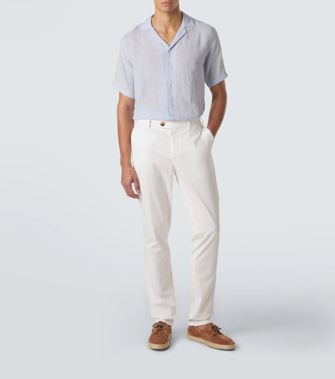 Orlebar Brown - Maitan linen bowling shirt