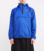 Comme Des Garçons Play Blue x K-Way Nylon Water-Resistant Half-Zip Jacket
