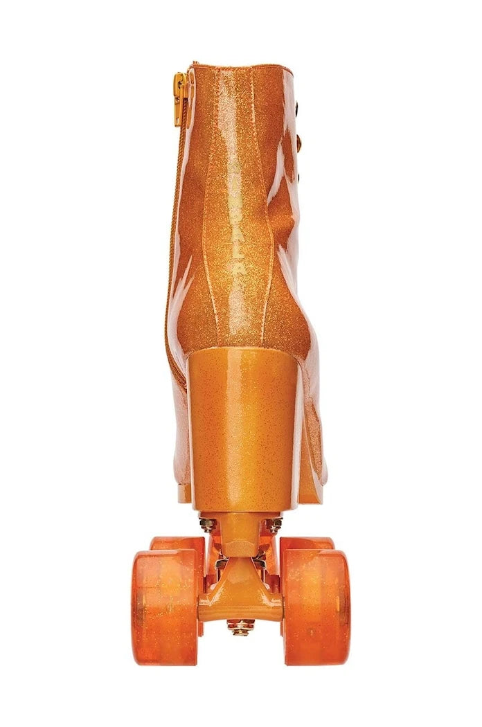 Ролкови кънки Impala Sparkle Orange High Heel Rollerskates x Marawa