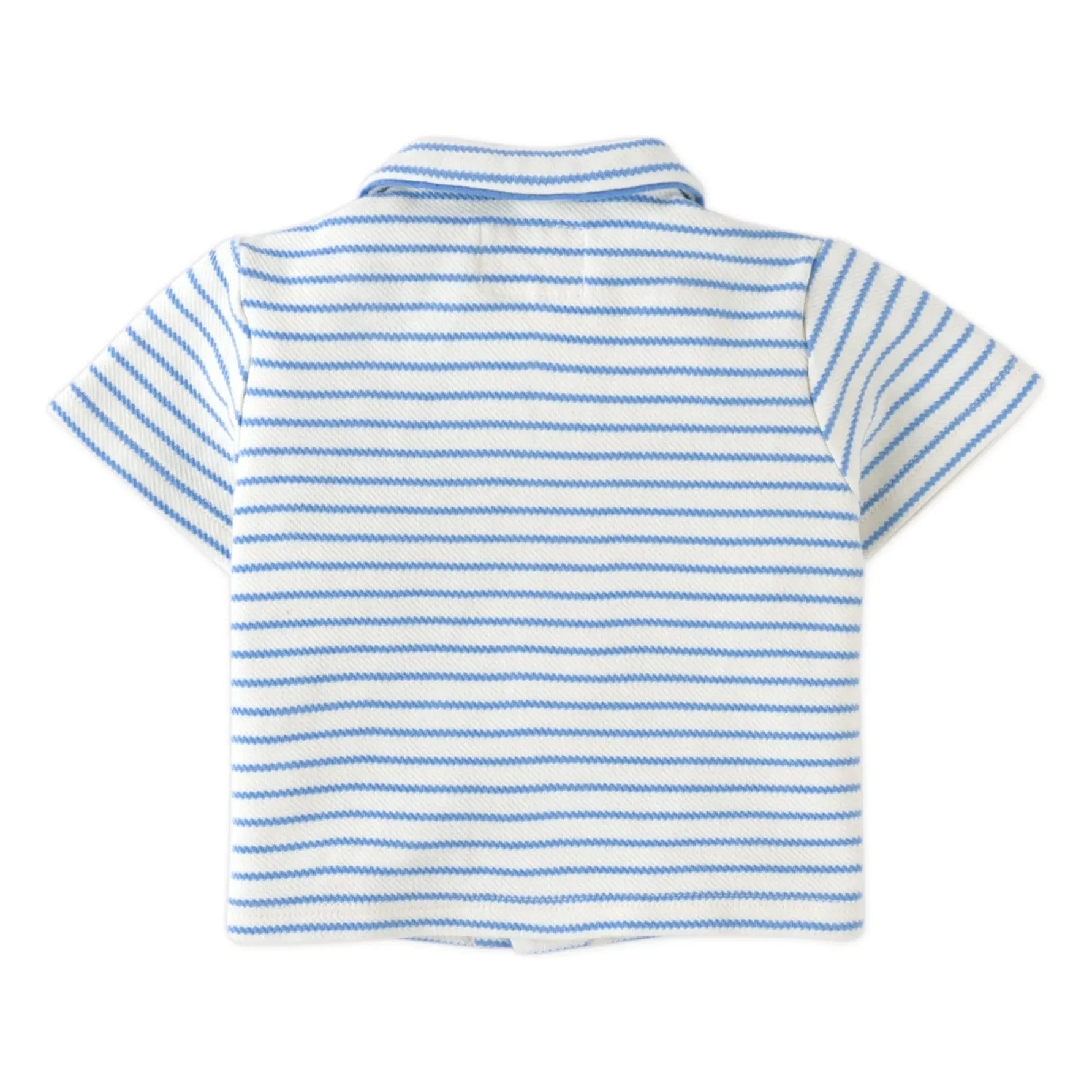 Gingersnaps - Ben Stripe Textured Shirt | White