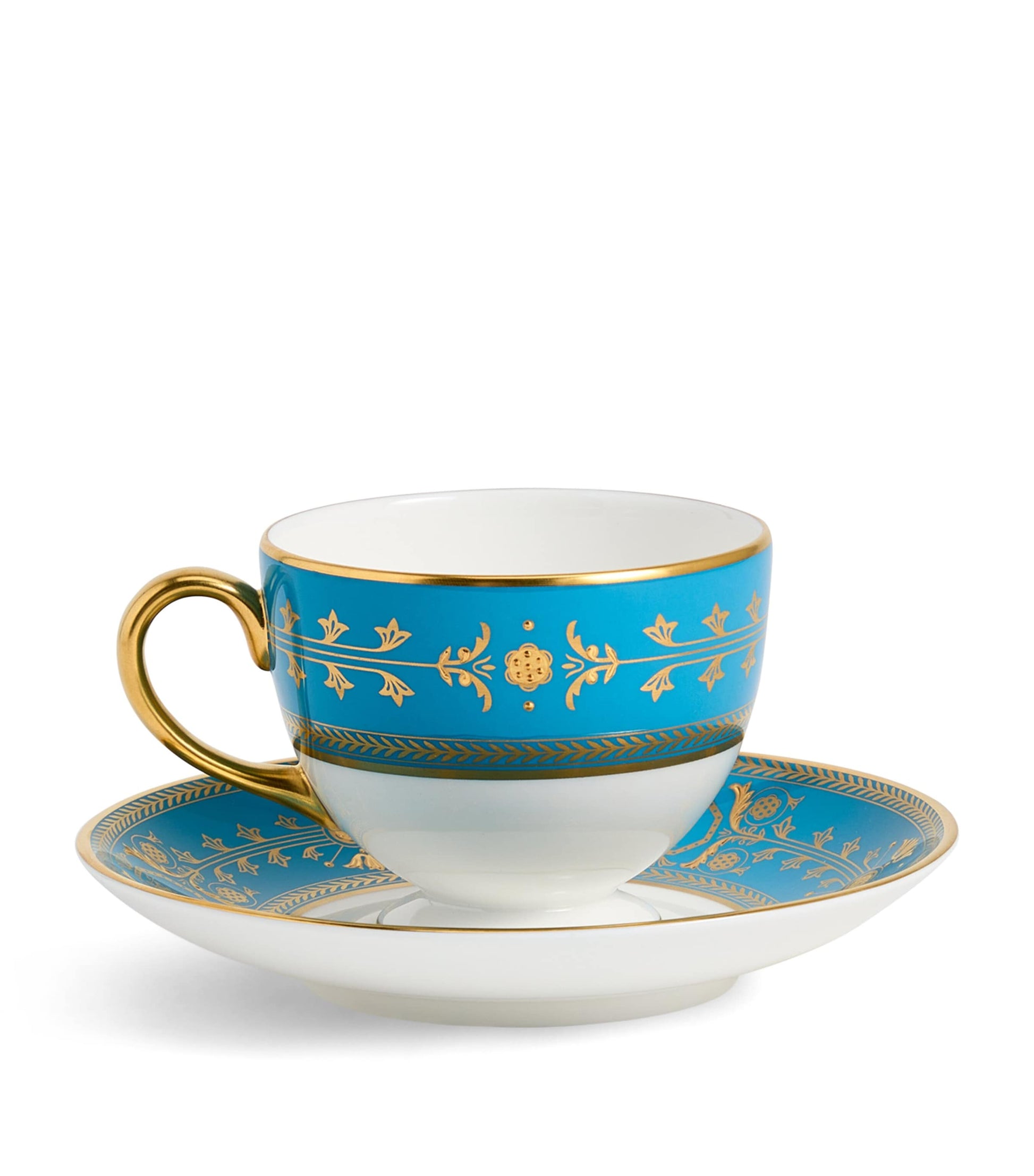 Bone China Bacchus Teacup and Saucer