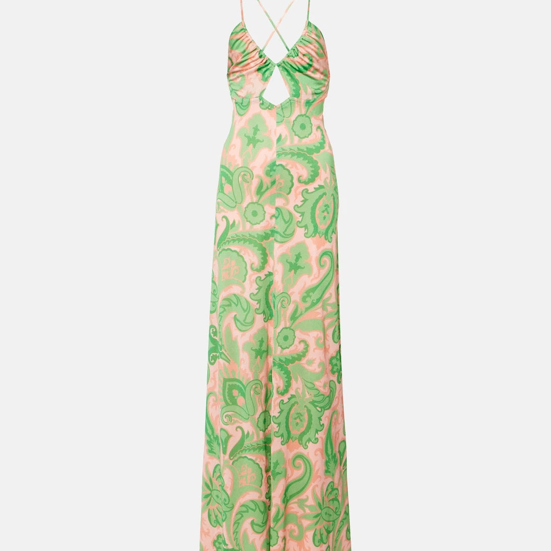 Etro - Halterneck maxi dress