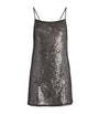 CAMILLA AND MARC Black Sequin Façade Mini Dress