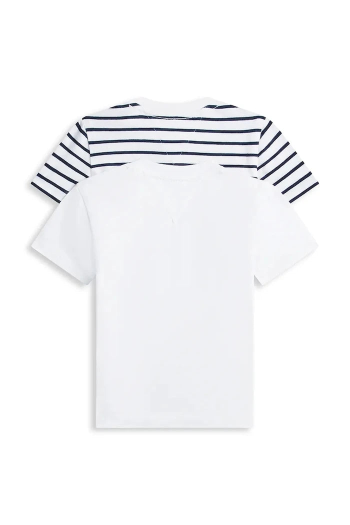 Tommy Hilfiger тениска за бебе с памук 2 броя