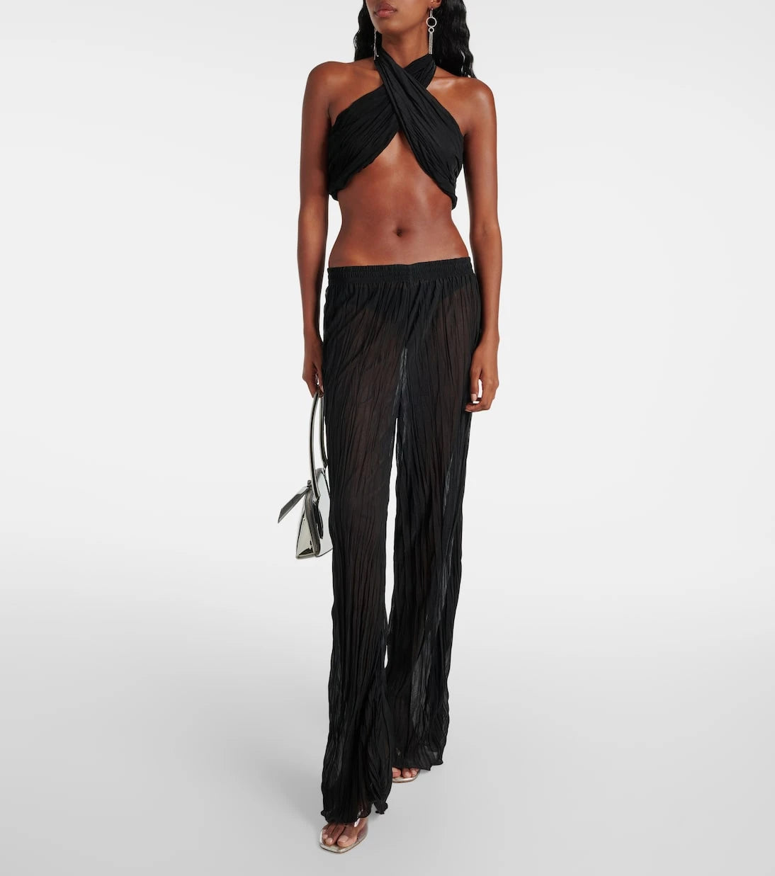 Jade Swim - Aylin halterneck wrap top