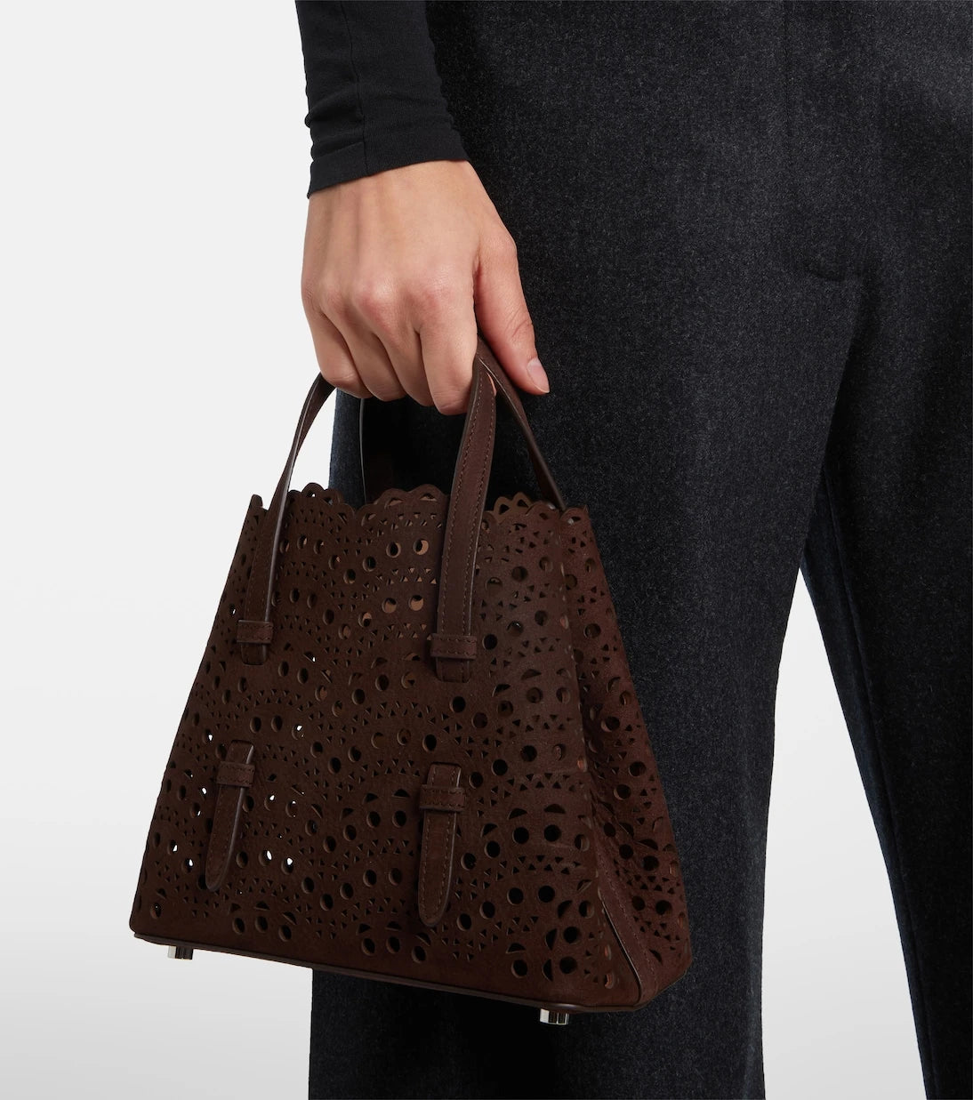 Alaïa - Mina 20 New Vienne leather tote bag