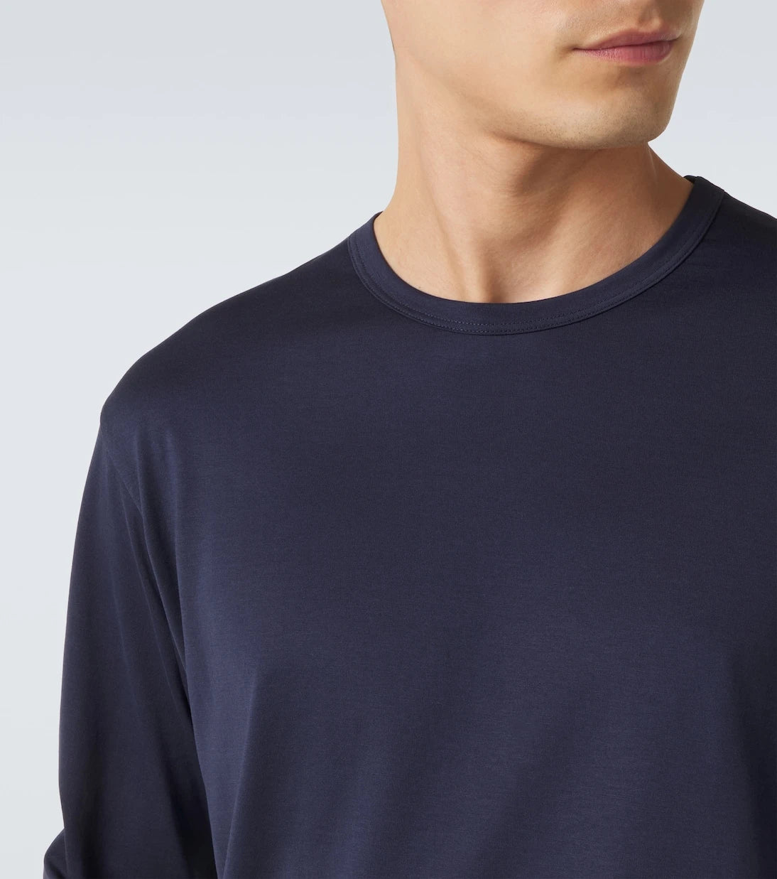 Sunspel - Classic long sleeve cotton T-shirt