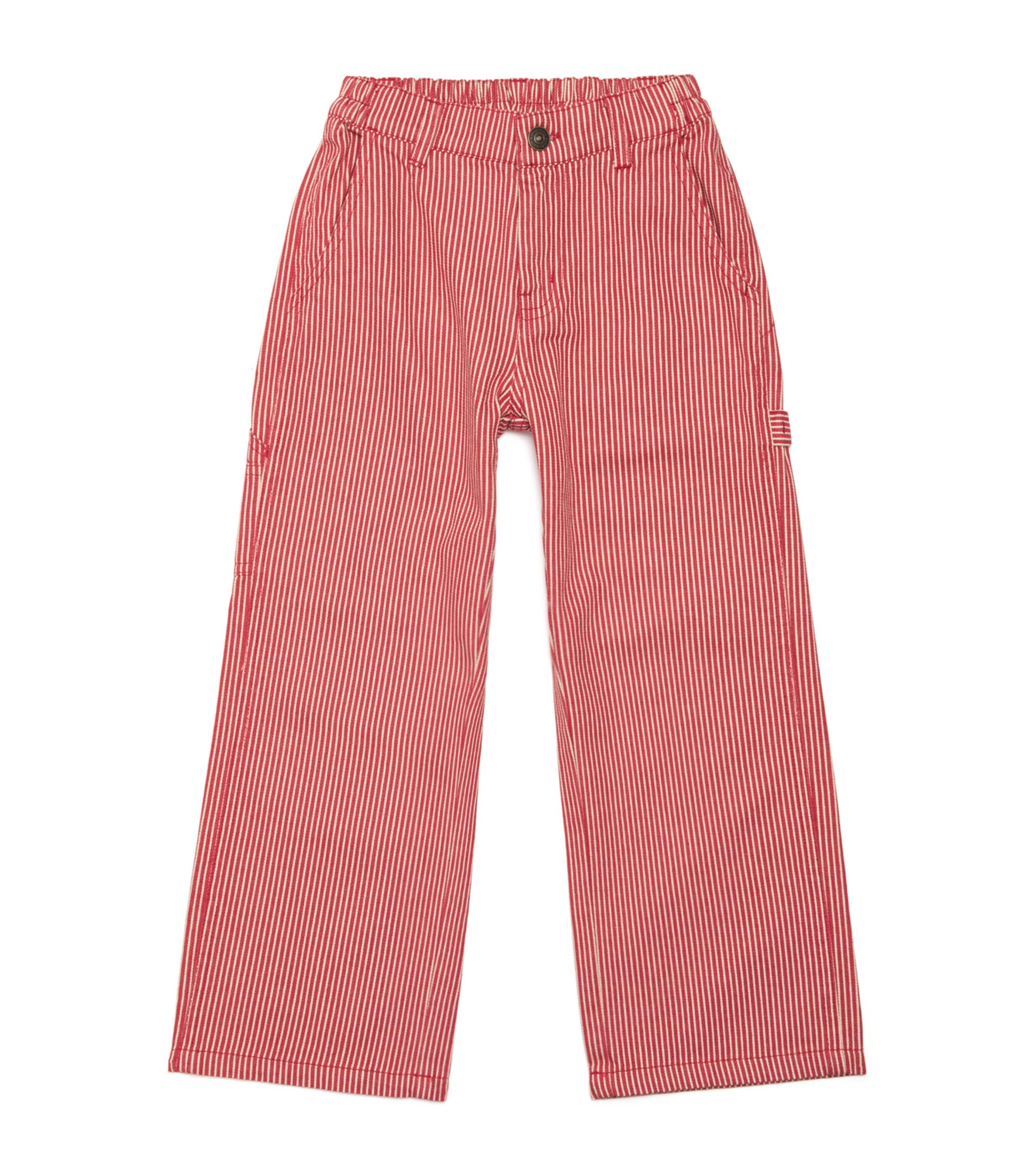 Organic Cotton Stripe Luc Trousers (18 Months-4 Years)