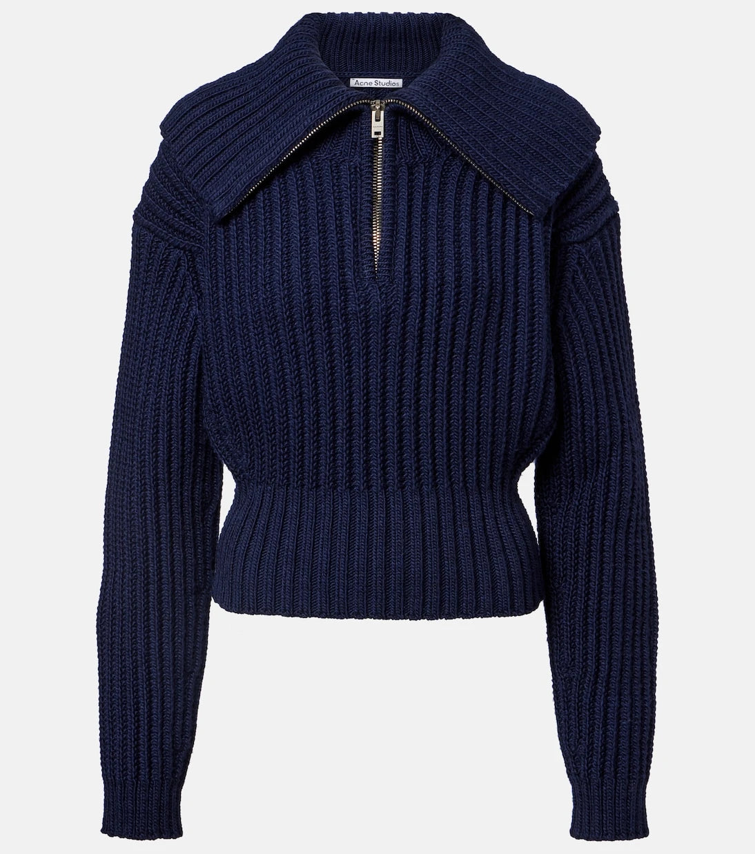 Acne Studios - Embroidered ribbed-knit wool sweater