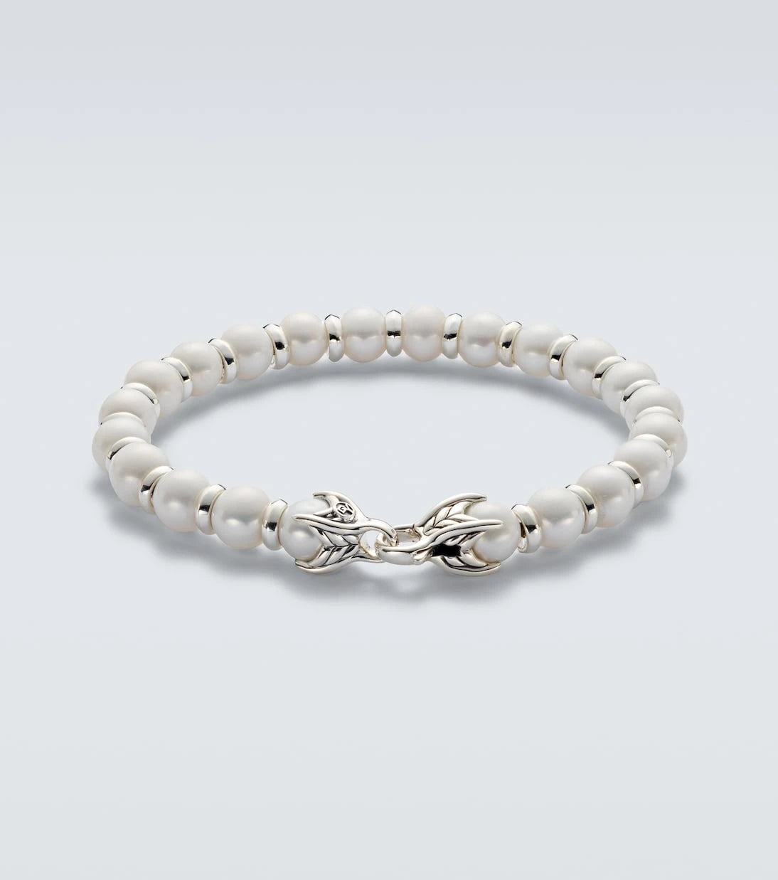 David Yurman – Perlen- und Sterlingsilberarmband