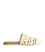 RAMLA Beige Raffia Mules