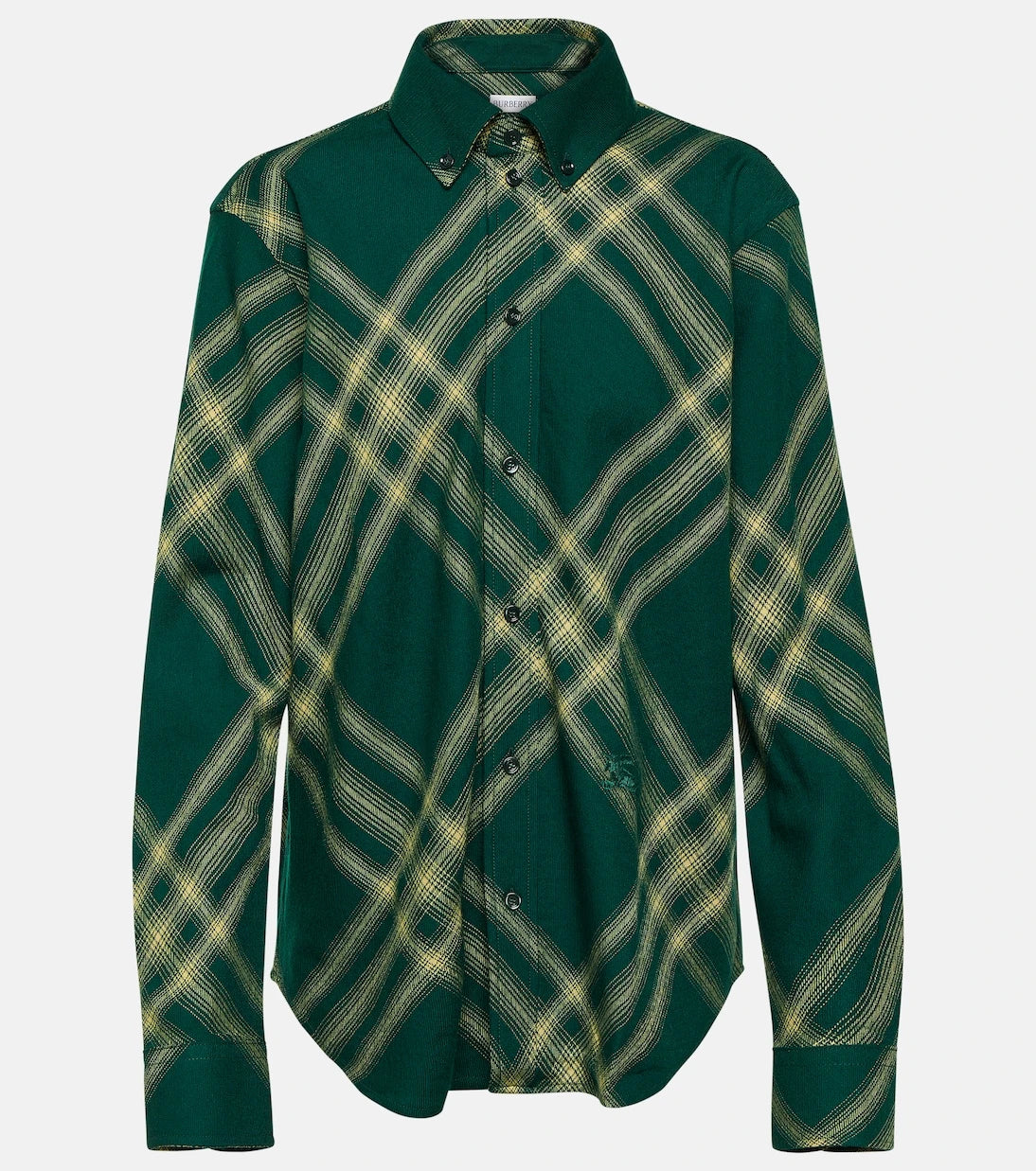 Burberry - Checked wool shirt