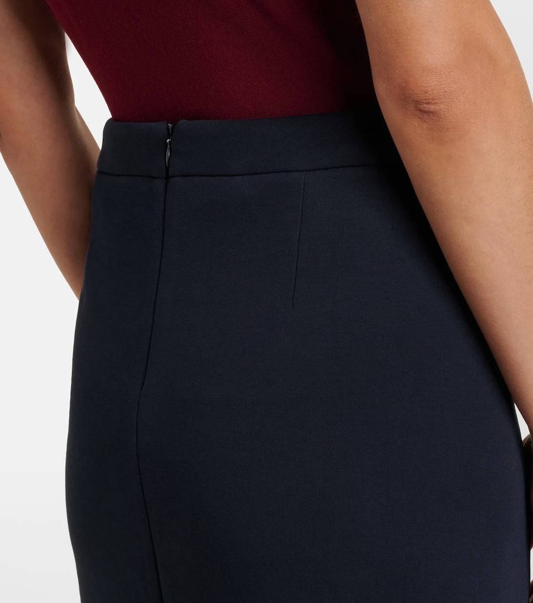 'S Max Mara - Cotton-blend midi skirt