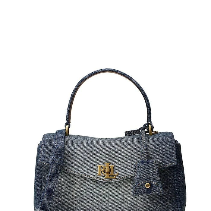 Lauren Ralph Lauren denim kadın crossbody çanta