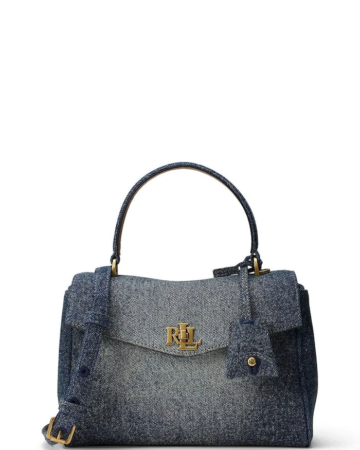 Lauren Ralph Lauren denim kadın crossbody çanta
