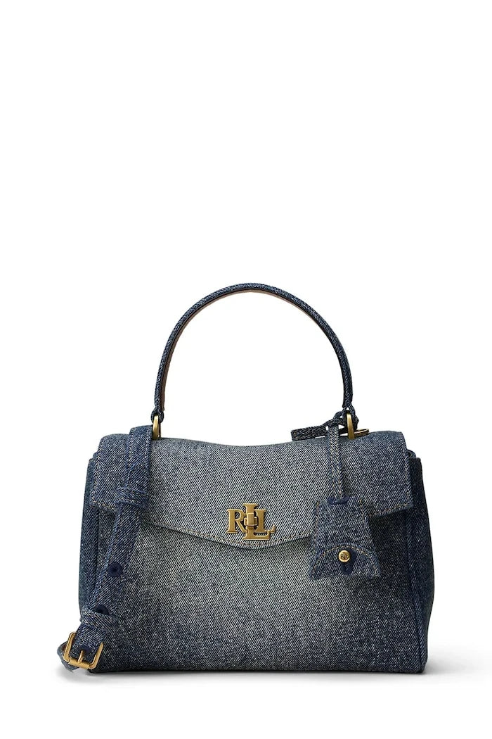Lauren Ralph Lauren denim kadın crossbody çanta