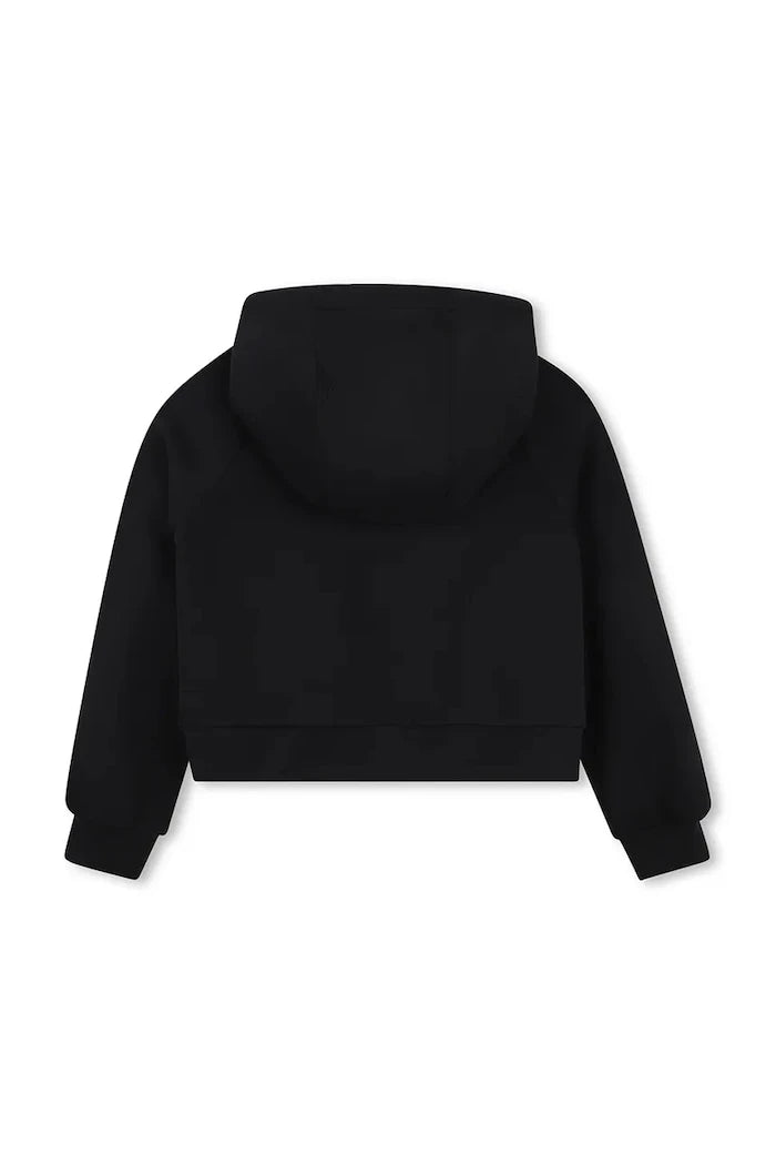 Çocuklar için fermuarlı ve kapüşonlu sweatshirt