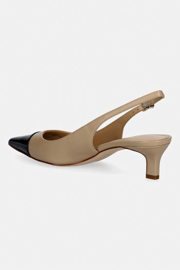 Обувки с тънък ток MICHAEL Michael Kors Amara Toe Cap Sling Pump
