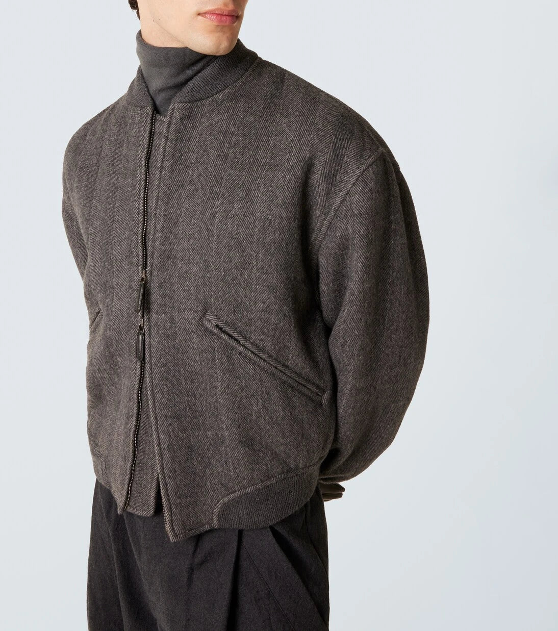 Giorgio Armani - Cashmere bomber jacket