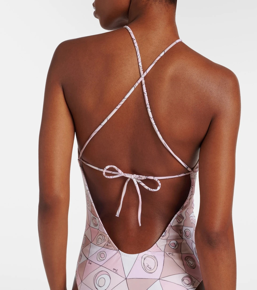 Pucci - Occhi open-back swimsuit