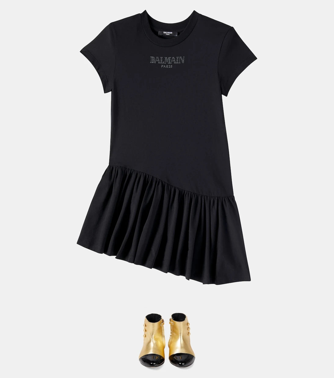 Balmain Kids - Cotton jersey dress