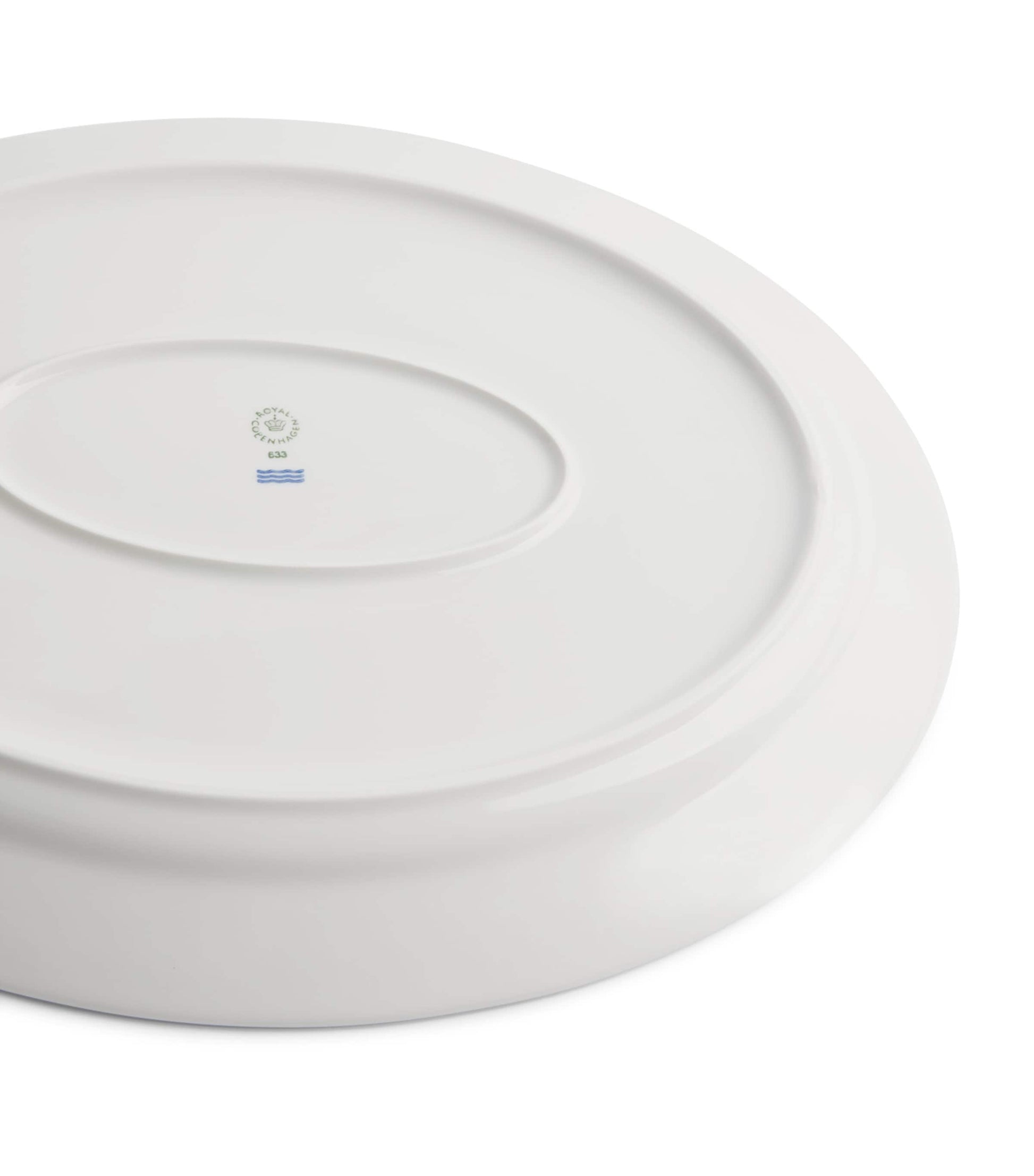 Royal Copenhagen White Fluted Oval Dish (34cm x 27.5cm)