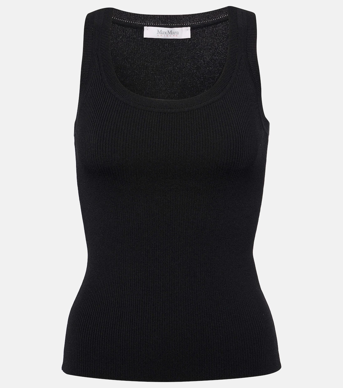 Max Mara - Leisure Siro مضلع توب تانك منسوج