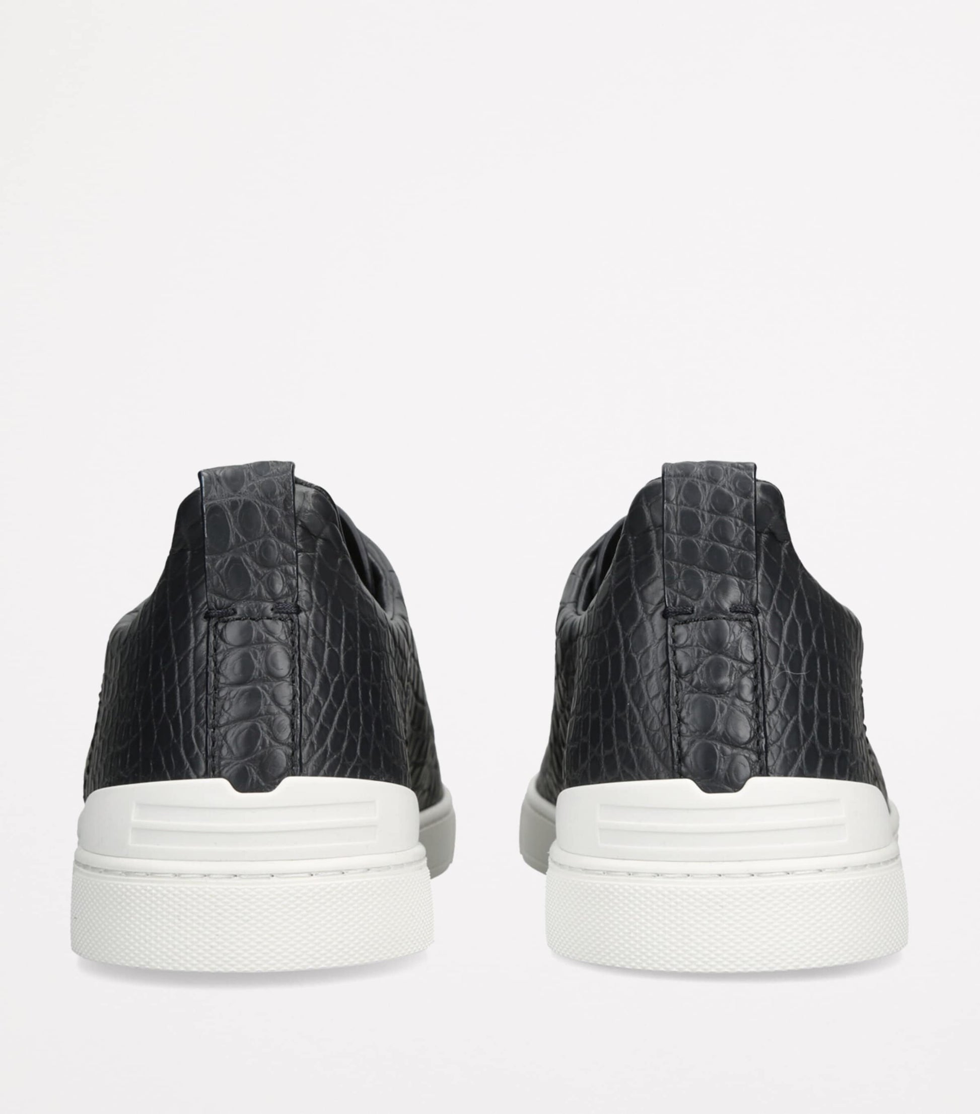 Crocodile Leather Triple Stitch SECONDSKIN Sneakers