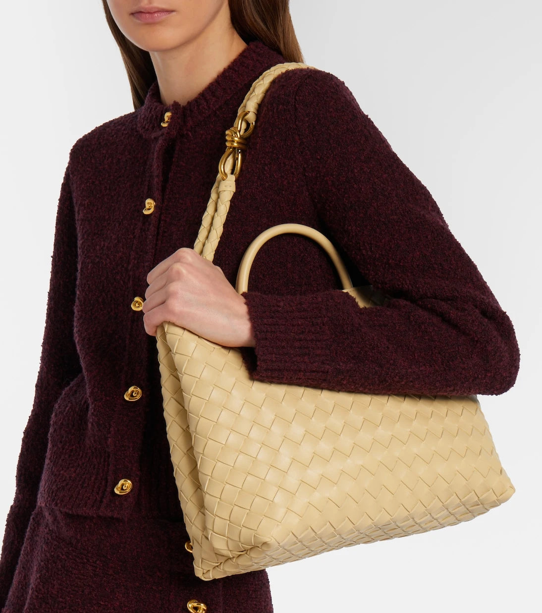 Bottega Veneta - Andiamo Medium leather tote bag