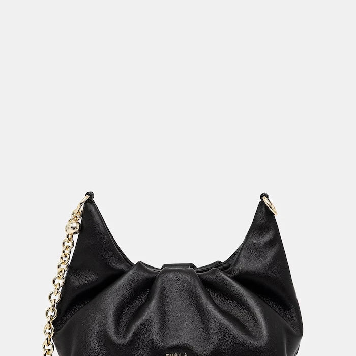 Furla чанта crossbody дамска от кожа Delia Mini Shoulder