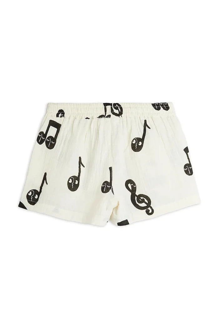 Mini Rodini Noteli Çocuk Pamuklu Kısa Pantolon