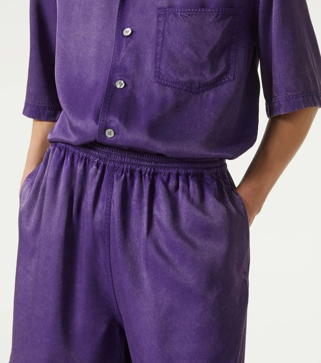 Acne Studios - شورت من التويل