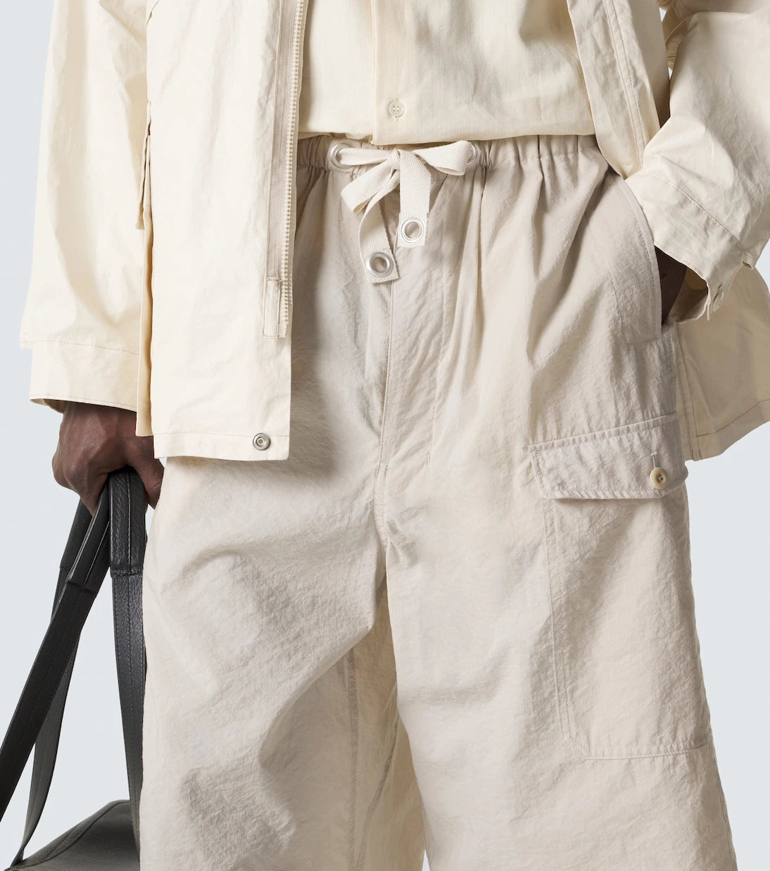 Lemaire - Cotton-blend Bermuda shorts