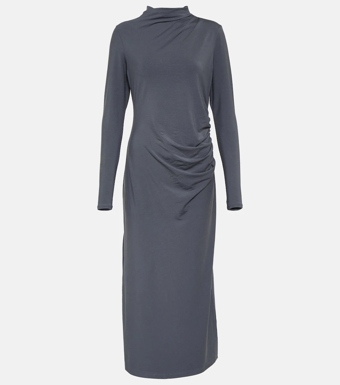 Vince - Ruched jersey midi dress