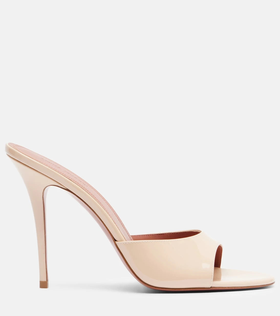 Amina Muaddi - Elodie 105 patent leather mules