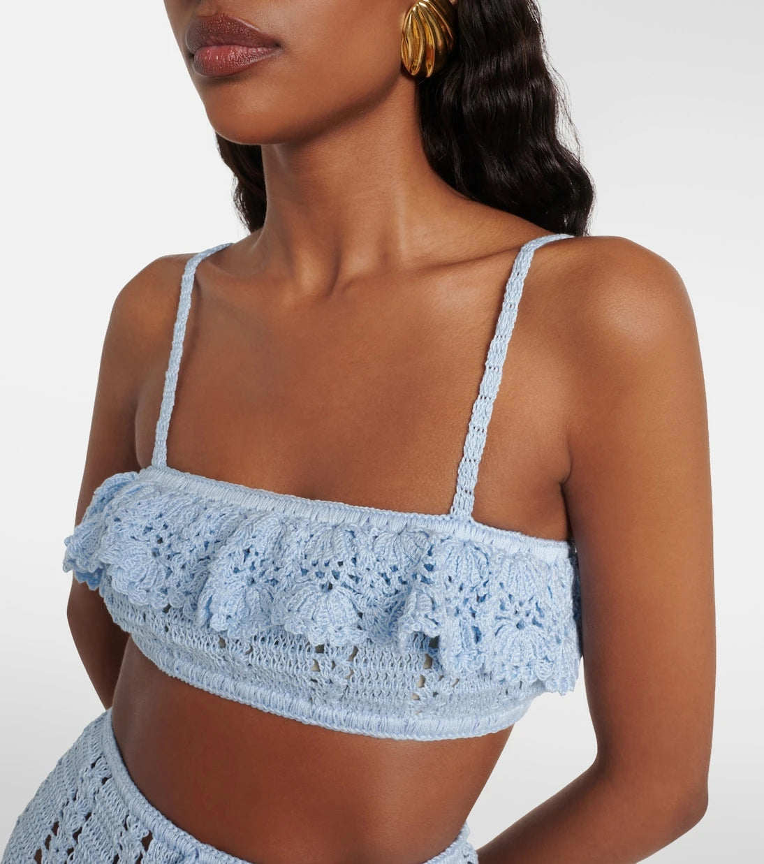 Anna Kosturova - Crochet cotton bra top