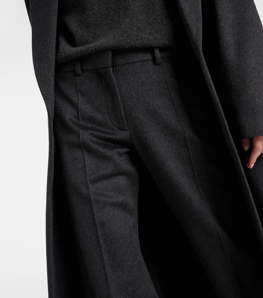 The Row - Selvie cashmere straight pants