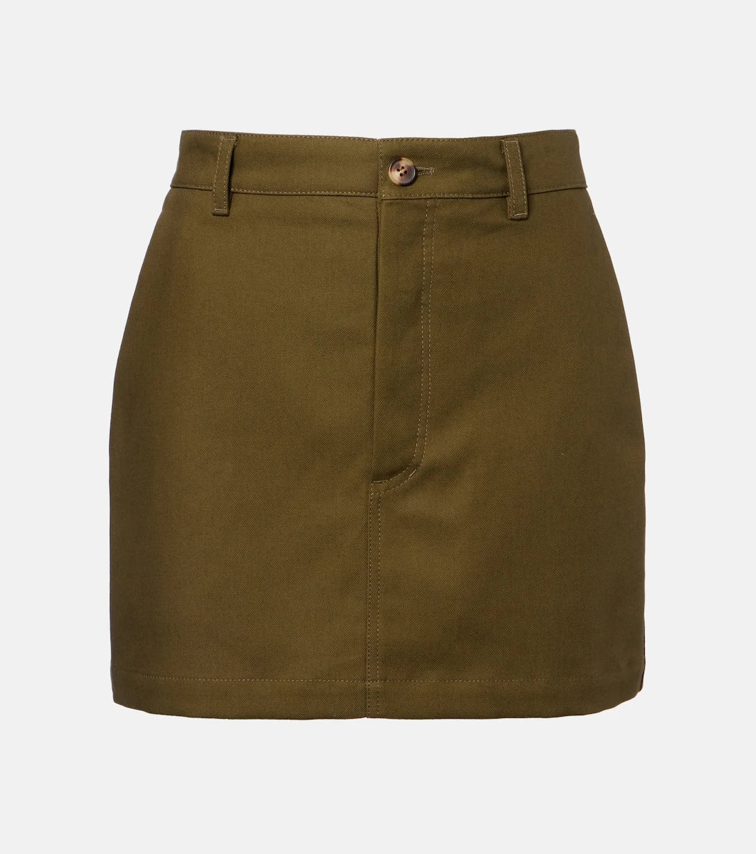 Wardrobe.NYC - High-rise cotton miniskirt