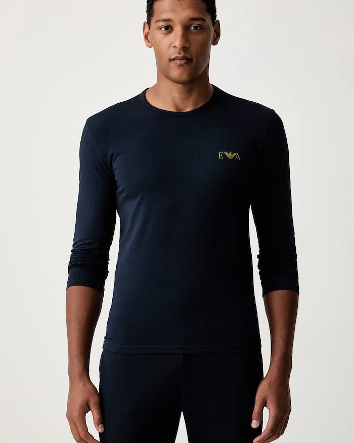 Emporio Armani Underwear Erkek Uzun Kollu Ev Bluzu