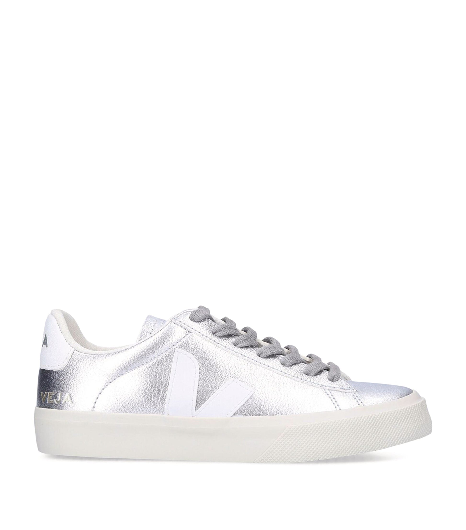 Veja Silver Leather Campo Sneakers