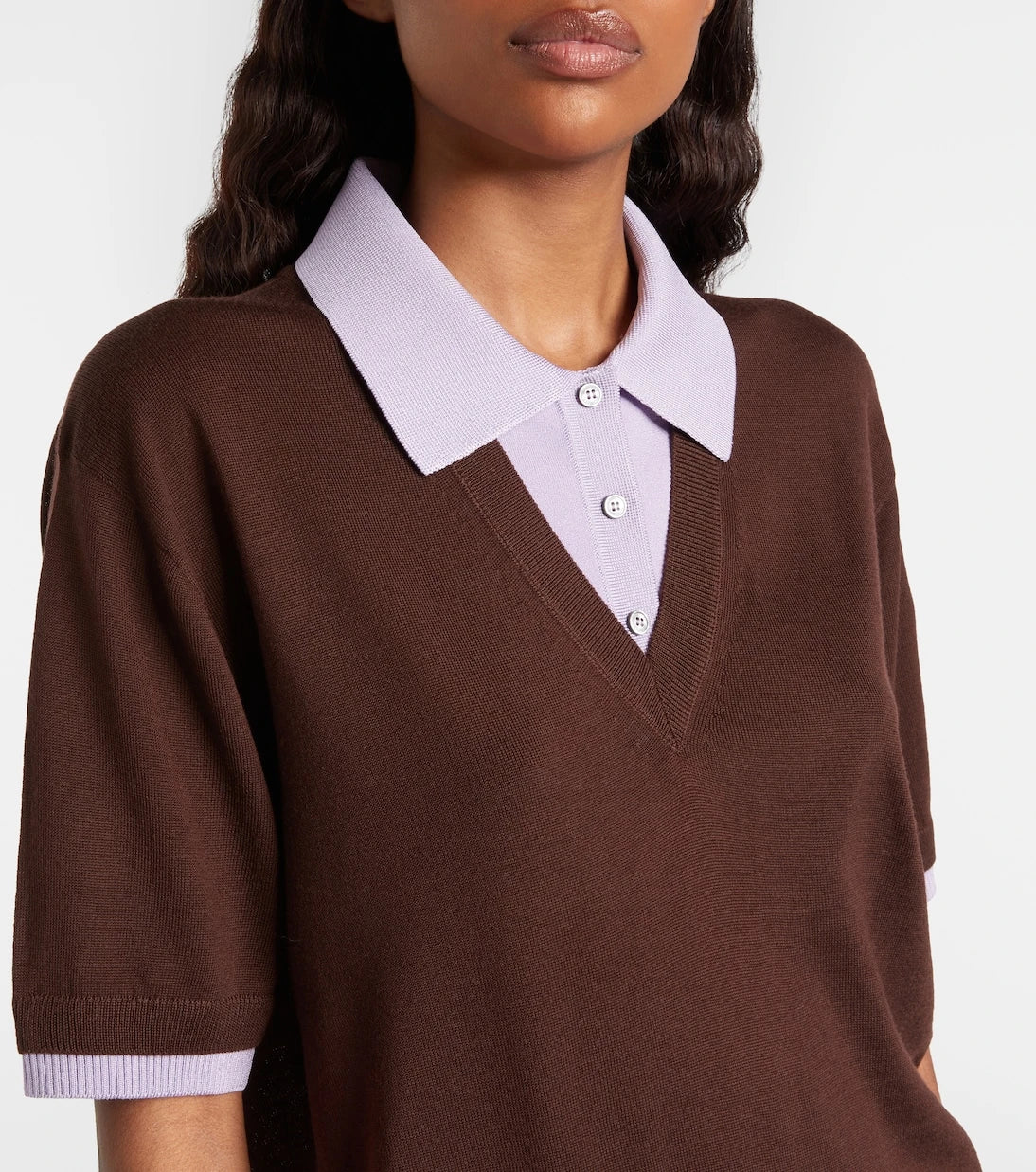 Moncler - Virgin wool polo shirt
