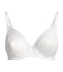 Simone Perele White Lace Comète Plunge Bra