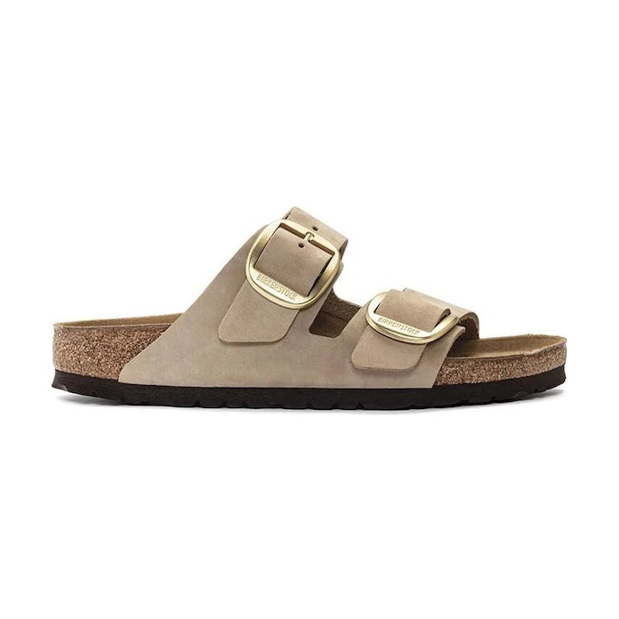 Nubuk Birkenstock Arizona Big Buckle Terlik
