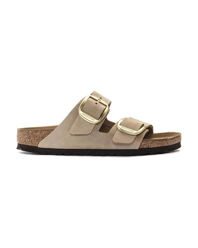 Nubuk Birkenstock Arizona Big Buckle Terlik