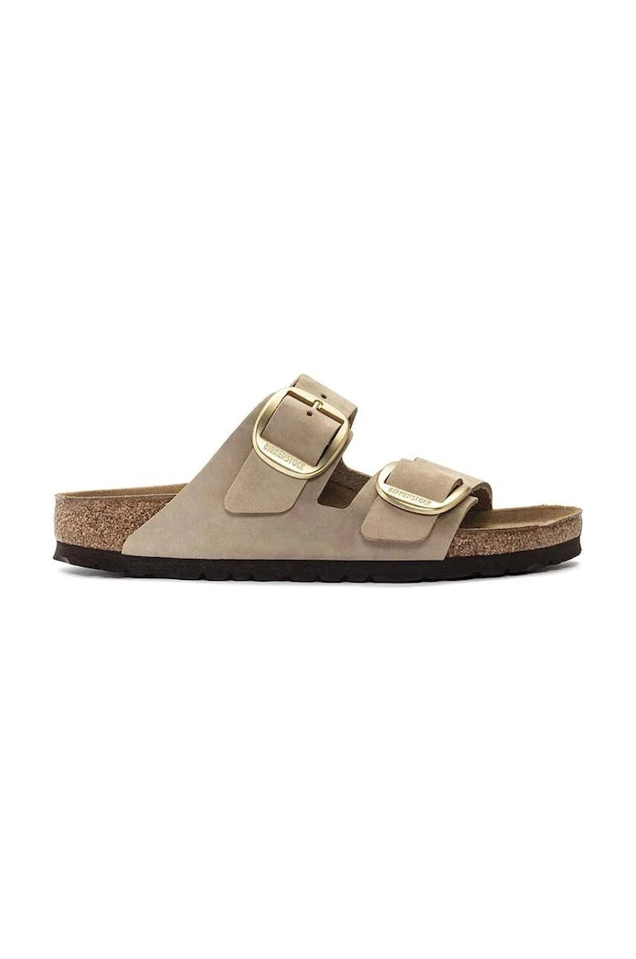 Nubuk Birkenstock Arizona Big Buckle Terlik