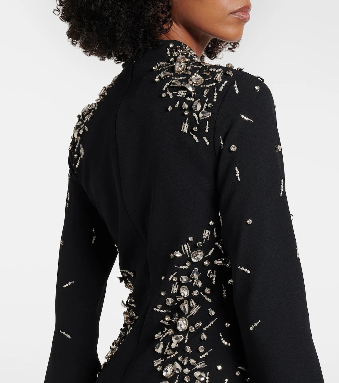 Simkhai - Carla embellished crêpe minidress