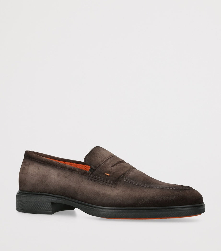 Suede Easy Penny Loafers