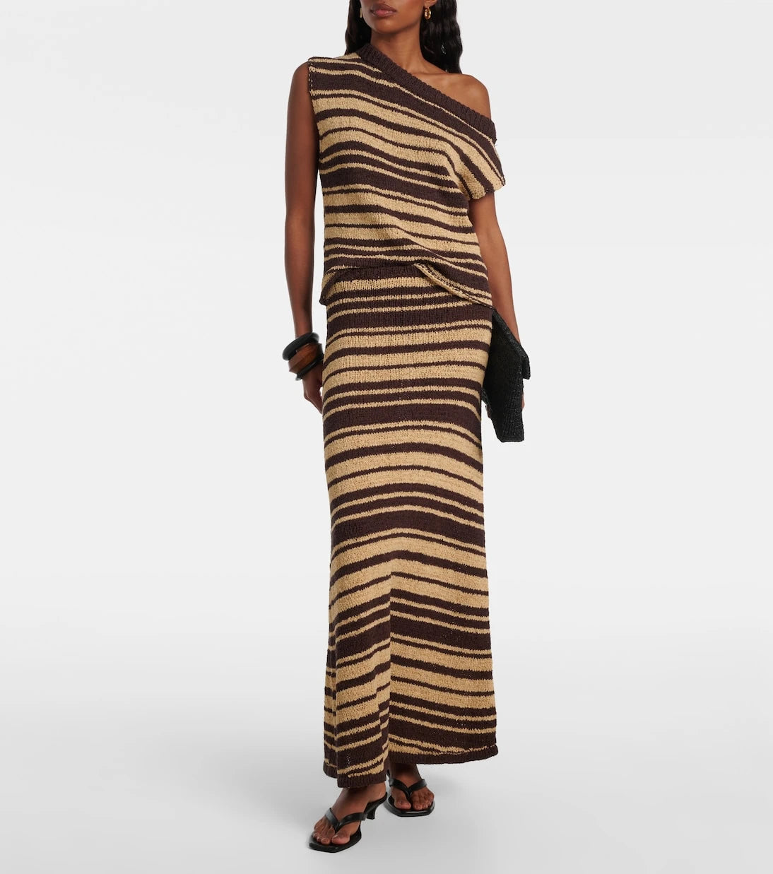 Faithfull - Micah striped cotton-blend top