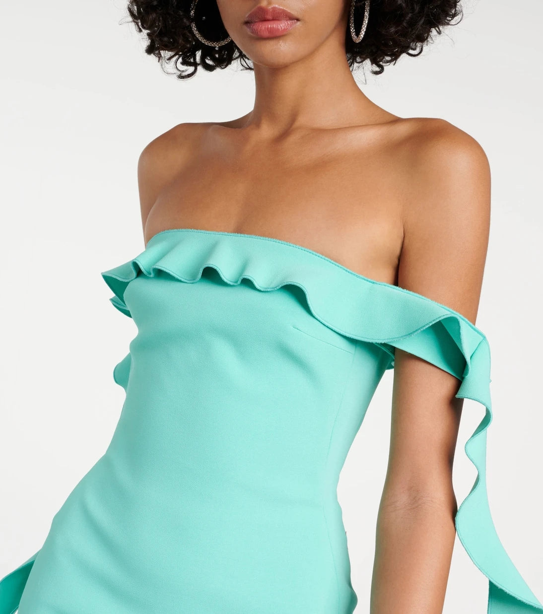 David Koma - Ruffled minidress