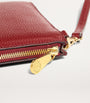 Medium Pebbled Leather Pouch BURGUNDY